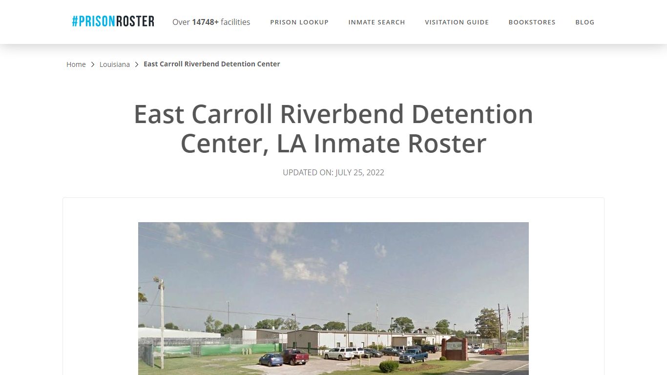 East Carroll Riverbend Detention Center, LA Inmate Roster